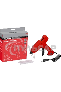 Клеевой пистолет Matrix 11 мм, 40 (100) Вт, 18 г/мин, выключатель и индикатор напряжения