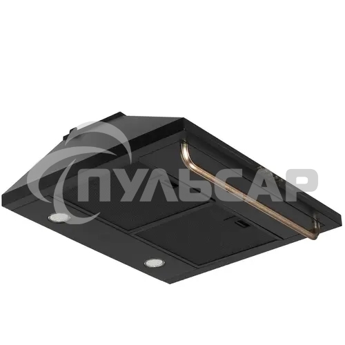 Вытяжка каминная Gorenje WHC63CLB черный/золотистый, 60 см, 650 куб. м/ч, 70 дБ