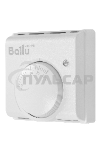 Комплект обогреватель инфракрасный Ballu BIH-GTW-0.5 + BMT-1 белый, 500 Вт, 10 м2, термостат