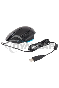 Мышь проводная Acer OMW123 черный, 6400 dpi, USB, кнопки - 8