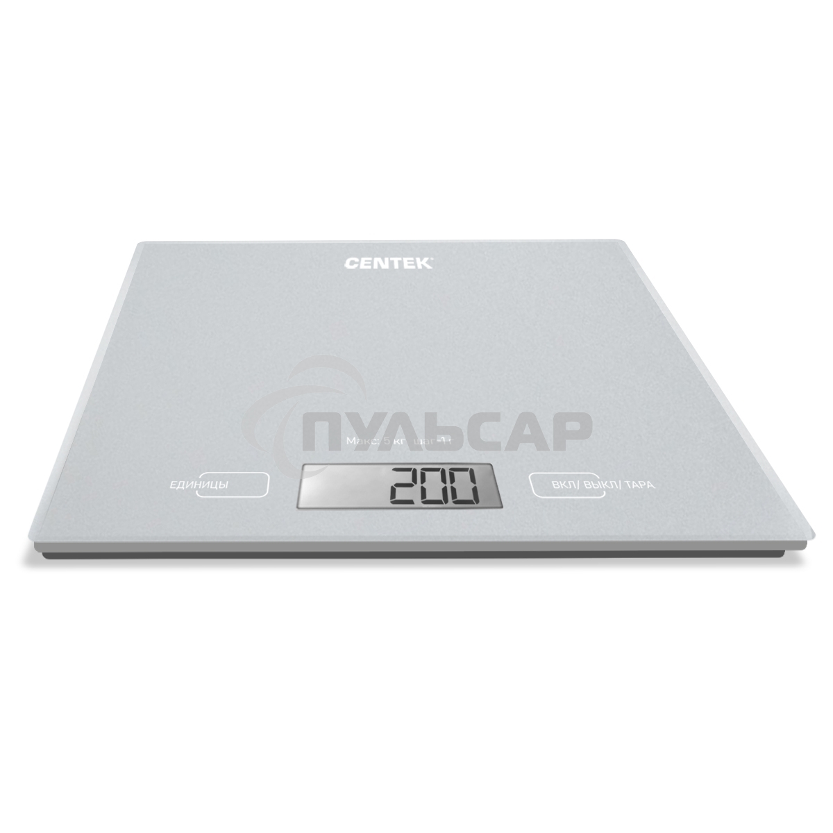 Кухонные весы Centek CT-2462 серебристый