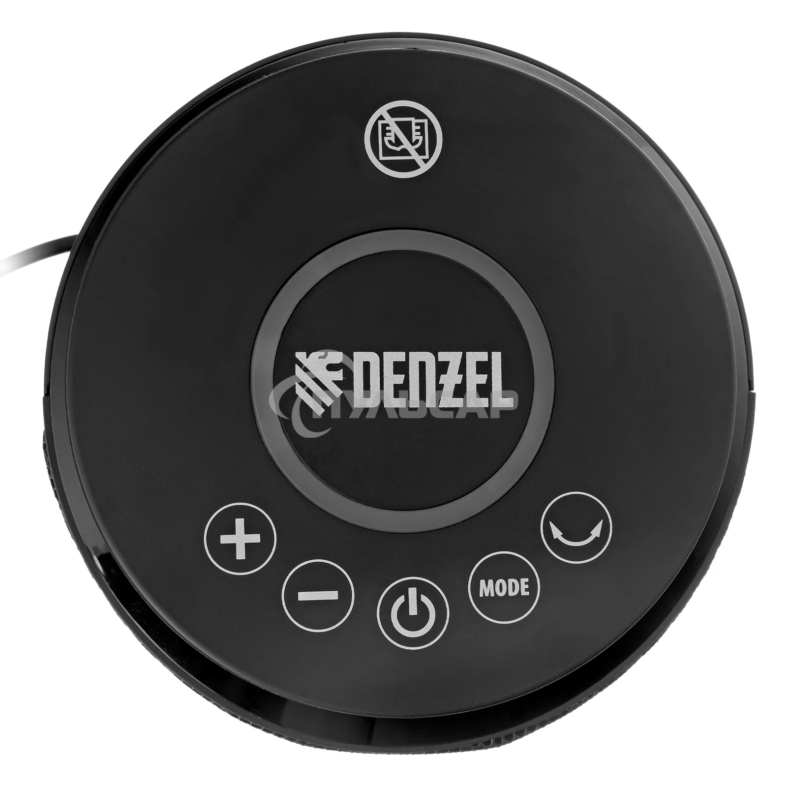 Тепловентилятор керамический Denzel DTFC-2000X, 1000/2000 Вт, 20 м2, 3 режима, пульт, Wi-Fi, термостат