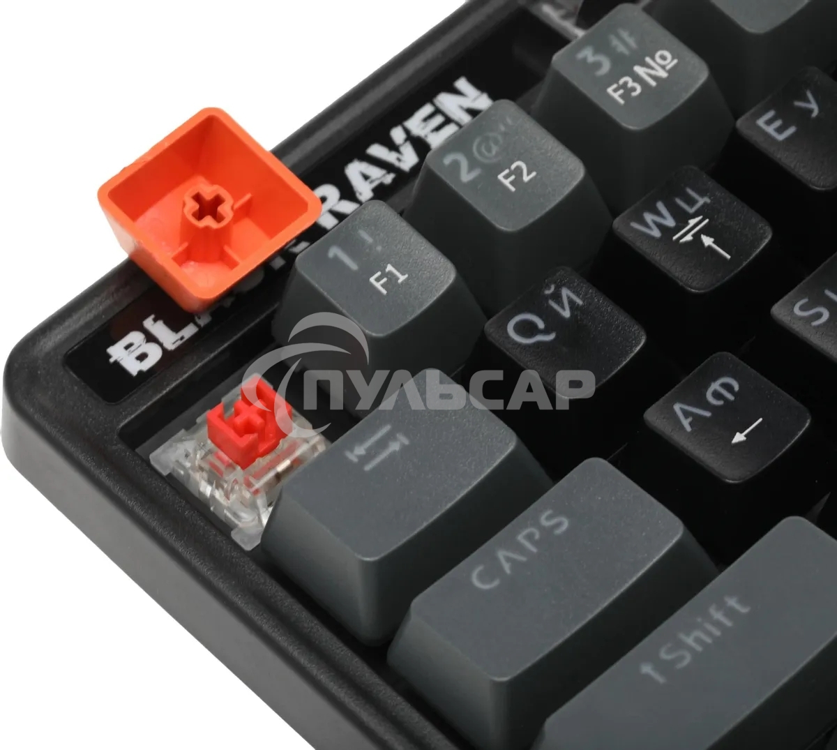 Клавиатура проводная Defender Black Raven GK-417, USB, черный