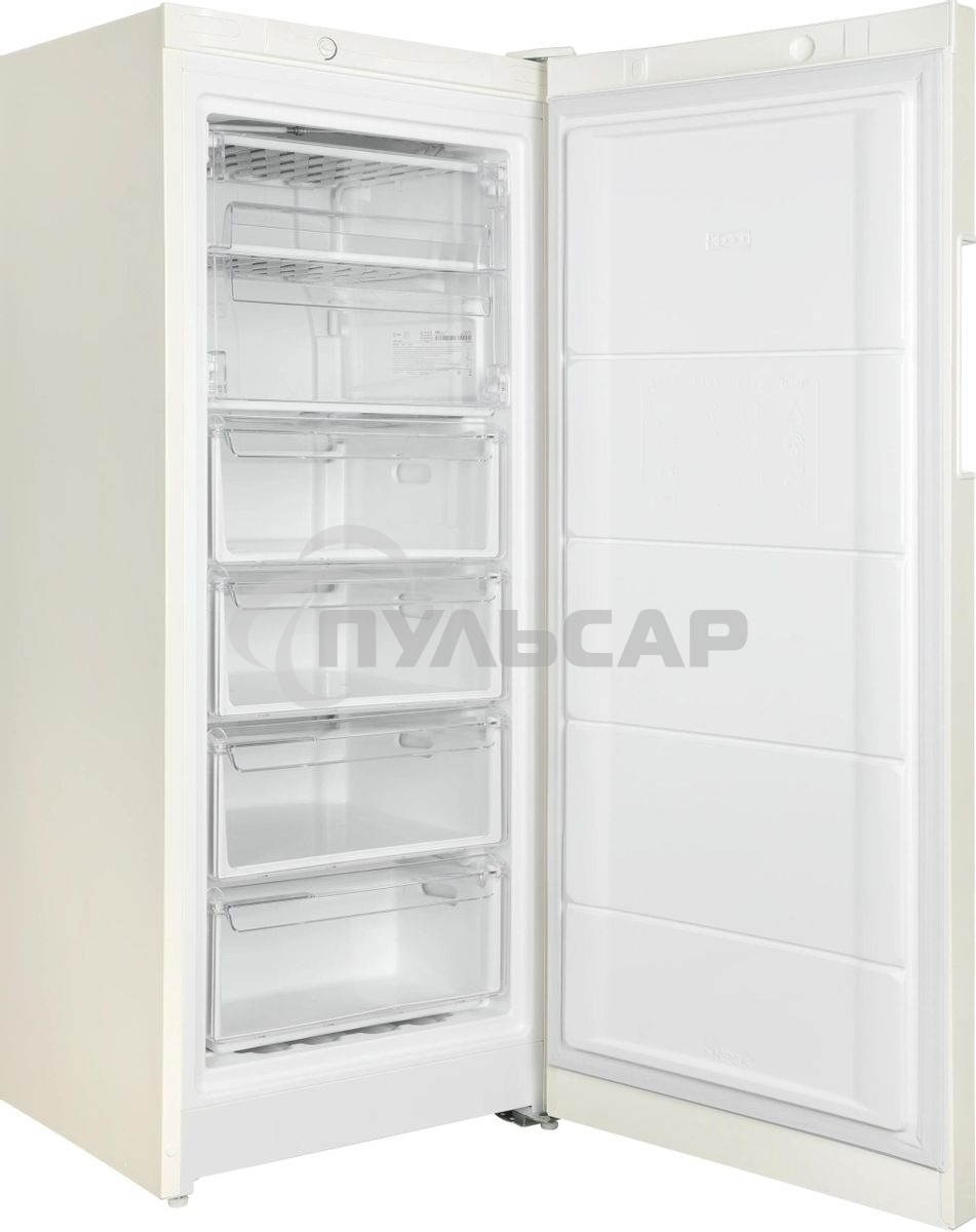 Морозильная камера Indesit DSZ 4150 E, бежевый, 204л, 6 ящиков