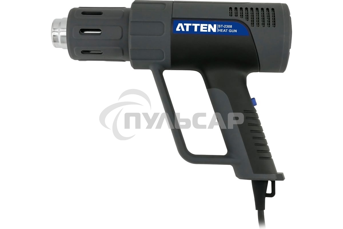 Ручной цифровой термофен Atten ST-2308 230В, 2100 Вт, 50-650℃, светодиодное меню