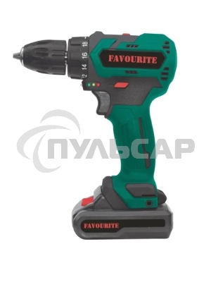 Дрель-шуруповерт FAVOURITE DC 14NB, Аккумуляторная, 14В, 2 АКБ, Кейс