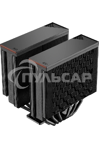 Кулер для процессора PCCooler RZ620 BK (260W, 4-pin PWM, 157.5mm, Al/Cu, 6x6mm, 1x120мм, 86.73CFM, 32dBA, 2200RPM, S: 1851/1700/1200/115X, AM5/AM4, черный)