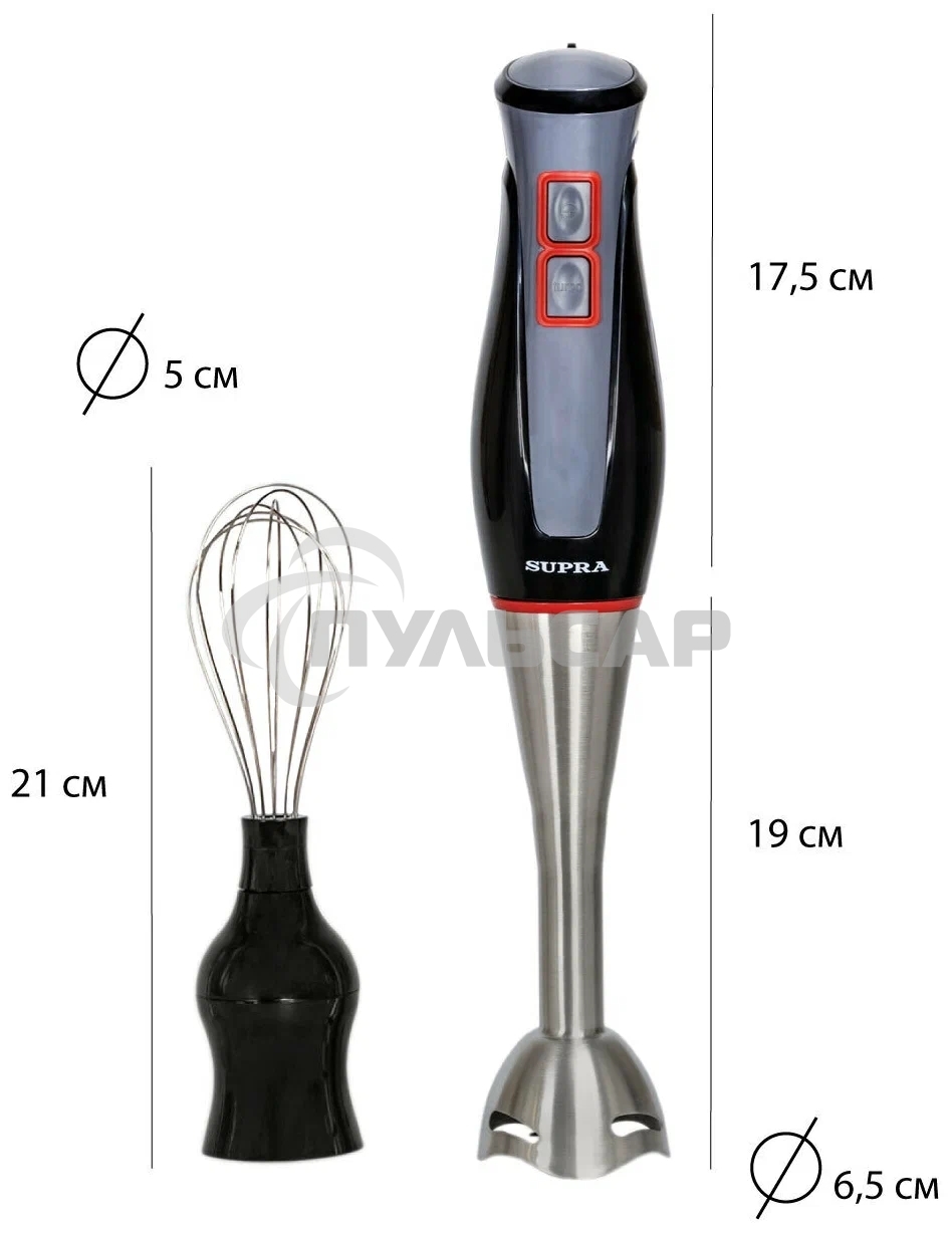 Блендер погружной SUPRA HBS-994, 750 Вт, черный