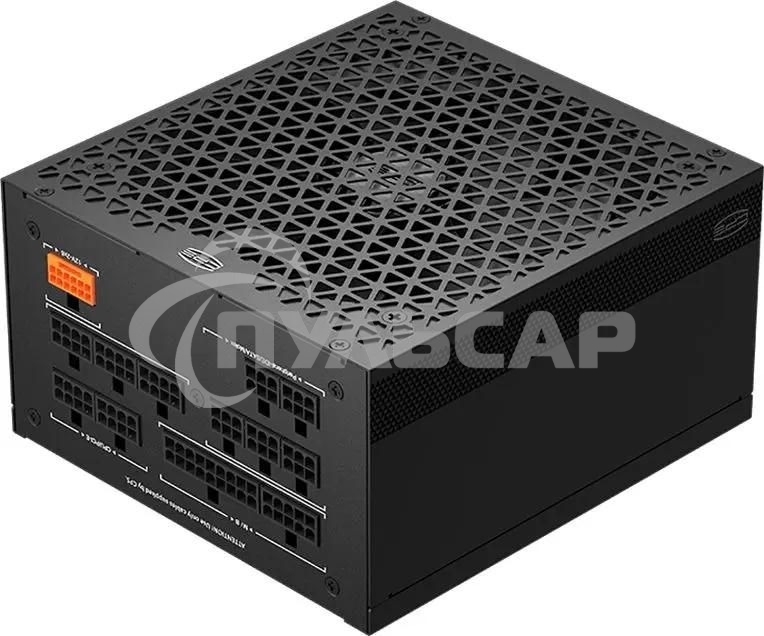 Блок питания PCCooler P5-YS1000-G1F, 1000Вт, 80 PLUS Gold, 135мм, модульный, черный