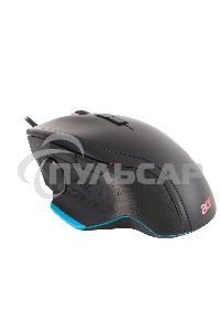 Мышь проводная Acer OMW123 черный, 6400 dpi, USB, кнопки - 8