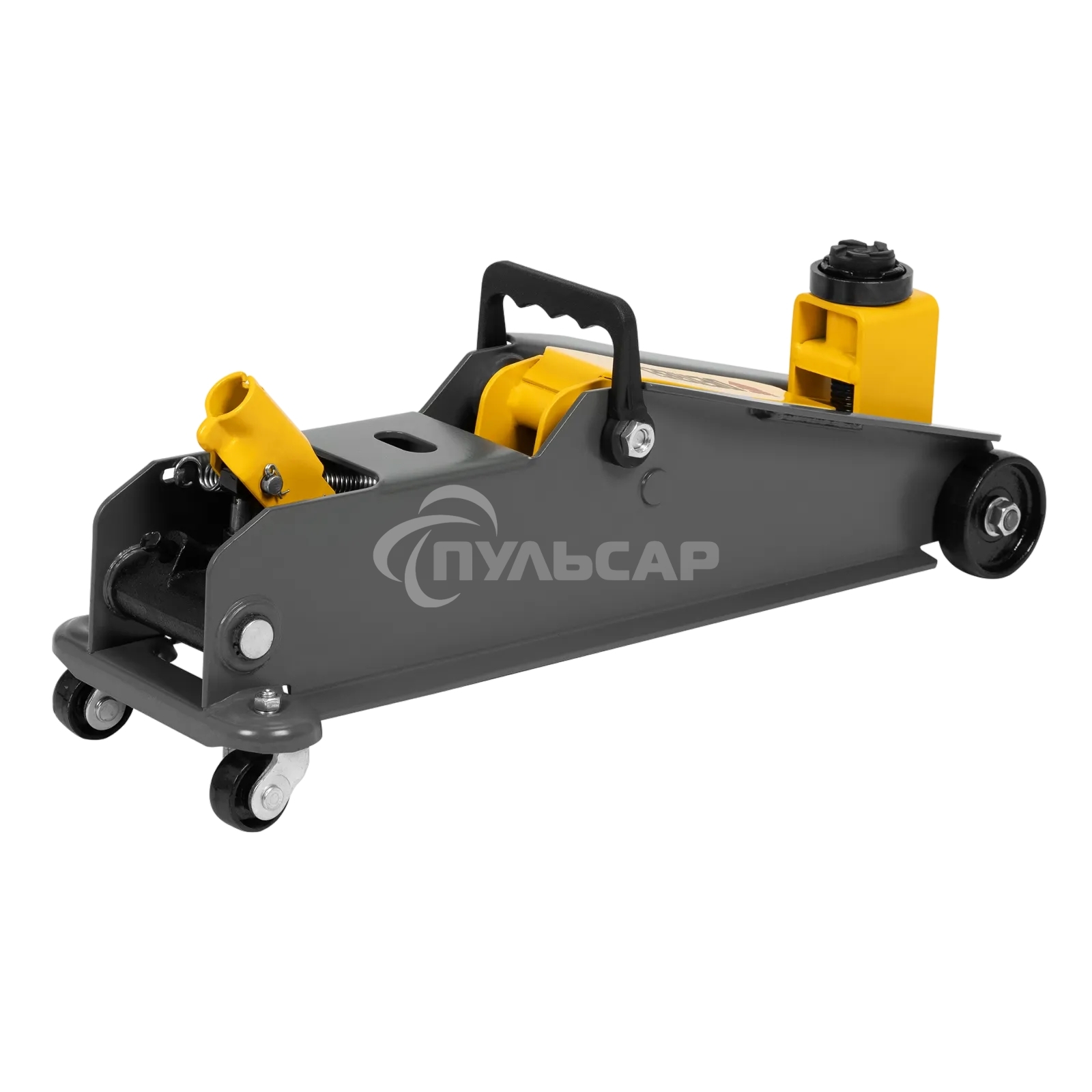 Домкрат гидравлический подкатной с фиксатором Denzel 3 т, 190-532 мм, SUV