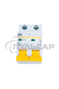Выключатель автоматический модульный 2п C 16А 4.5кА ВА47-29 ИЭК MVA20-2-016-C