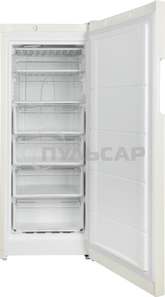 Морозильная камера Indesit DSZ 4150 E, бежевый, 204л, 6 ящиков