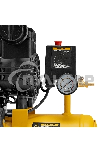 Компрессор безмасляный малошумный Denzel DLP-950/10, 950 Вт,10 л, 2850 об/мин, 170 л/мин