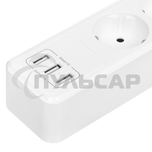 Сетевой фильтр QUMO Power Bar 5SP4U (P-0005), белый