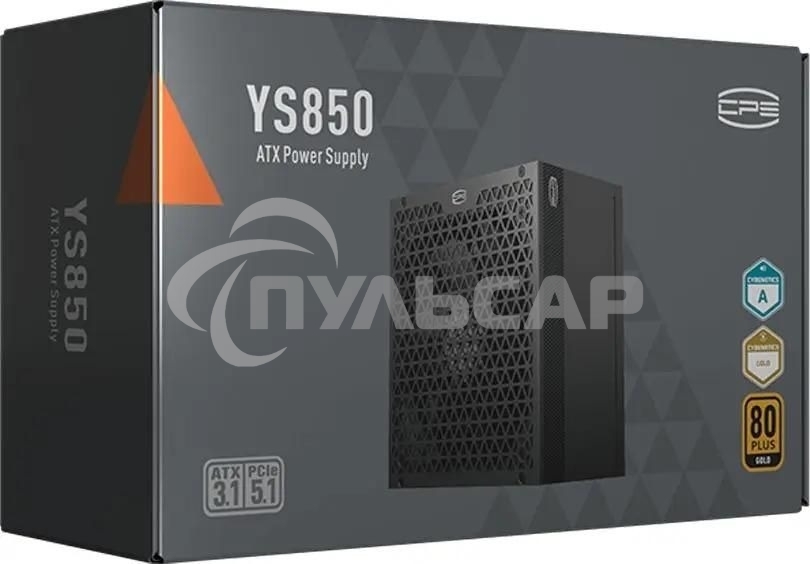 Блок питания PCCooler P5-YS850-G1F, 850Вт, 80 PLUS Gold, 135мм, модульный, черный