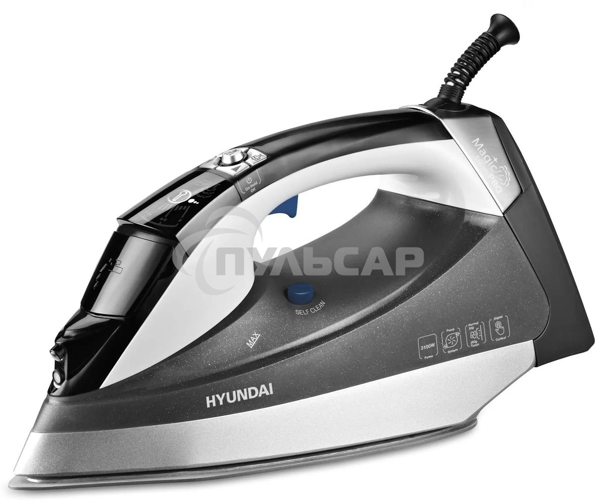 Утюг Hyundai H-SIP3100 3100Вт серый/серебристый