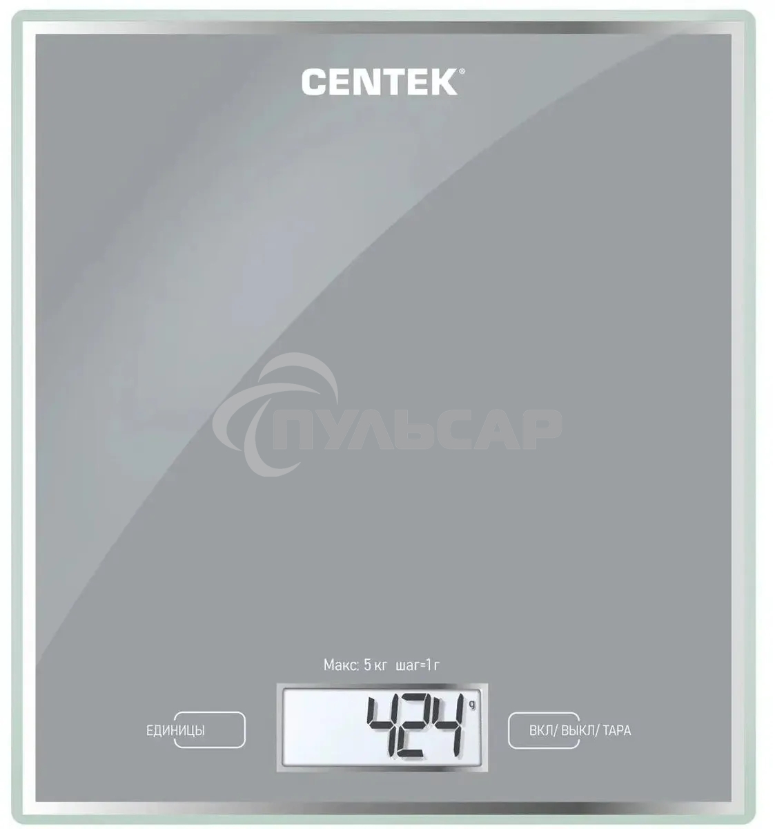 Кухонные весы Centek CT-2462 серебристый