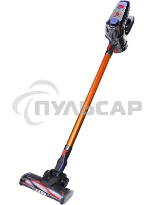 Пылесос вертикальный BQ-VC1002H серый-золотистый, питание от от аккумулятора, 45 Вт, уборка сухая, пылесборник 0.7 л, работа от АКБ max 35 мин.