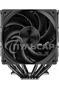 Кулер для процессора PCCooler RZ620 BK (260W, 4-pin PWM, 157.5mm, Al/Cu, 6x6mm, 1x120мм, 86.73CFM, 32dBA, 2200RPM, S: 1851/1700/1200/115X, AM5/AM4, черный)