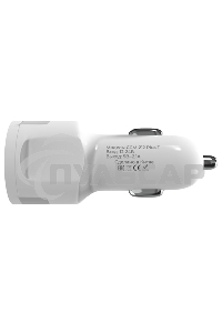 Автомобильное зарядное устройство Maxvi CCM-212 Plus T белый 2.1A