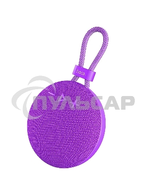 Портативная колонка круглая HOCO BS60 фиолетовый