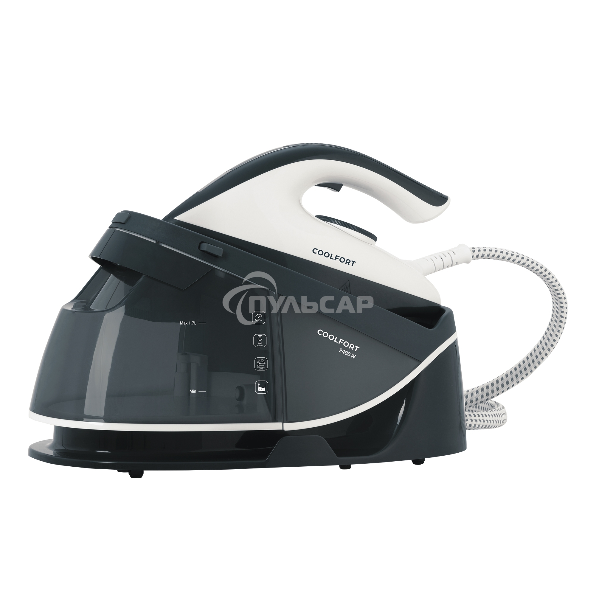 Парогенератор Coolfort CF-3420 2400Вт белый/серый