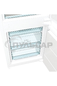 Встраиваемый холодильник Gorenje NRKI418FA0 белый, двухкамерный, 180/68 л., морозилка снизу, No Frost