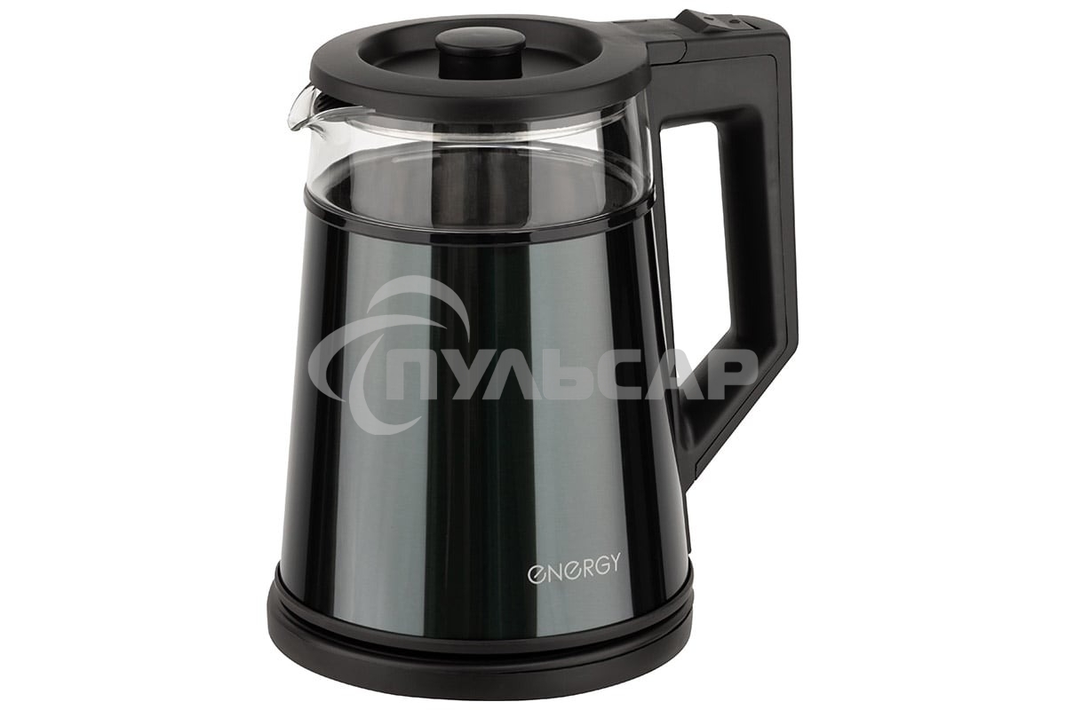 Чайник электрический Energy E-200 (1,2 л, диск), метал. корпус