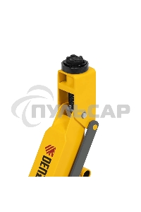 Домкрат гидравлический подкатной с фиксатором Denzel 3 т, 190-532 мм, SUV