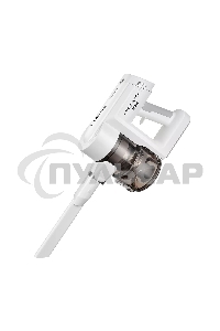 Пылесос вертикальный/ручной Polaris PVCS-5000 белый, питание от аккумулятора, 100 Вт, уборка сухая, пылесборник 0.5 л, время работы от АКБ max 40 мин
