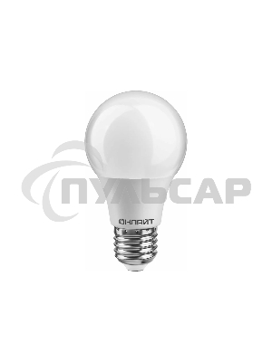 Лампа светодиодная ОНЛАЙТ 71648 OLL-A60-7-230-4K-E27 7 Вт грушевидная 4000К белый E27 560 лм