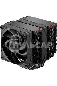 Кулер для процессора PCCooler RZ620 BK (260W, 4-pin PWM, 157.5mm, Al/Cu, 6x6mm, 1x120мм, 86.73CFM, 32dBA, 2200RPM, S: 1851/1700/1200/115X, AM5/AM4, черный)