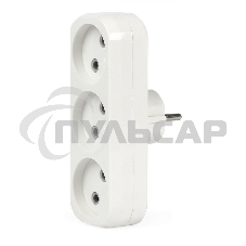 Плоский разветвитель Smartbuy (SBE-10-A02-3) 3 гнезда без заземления плоский 10А 250B