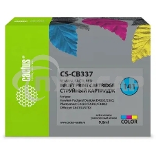 Картридж струйный Cactus CS-CB337 №141 трехцветный (9 мл.) для HP DJ D4263/D4363/D5360/DJ J5783/J6413