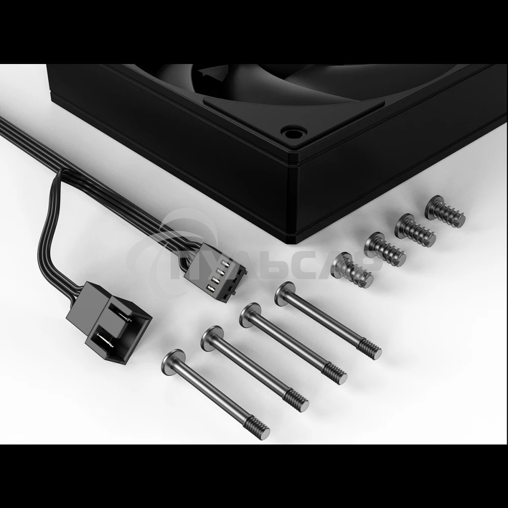 Вентилятор для корпуса ID-COOLING AF-1230-K черный, 120 мм, 2000 об/мин, 31.1 дБ, 4 pin