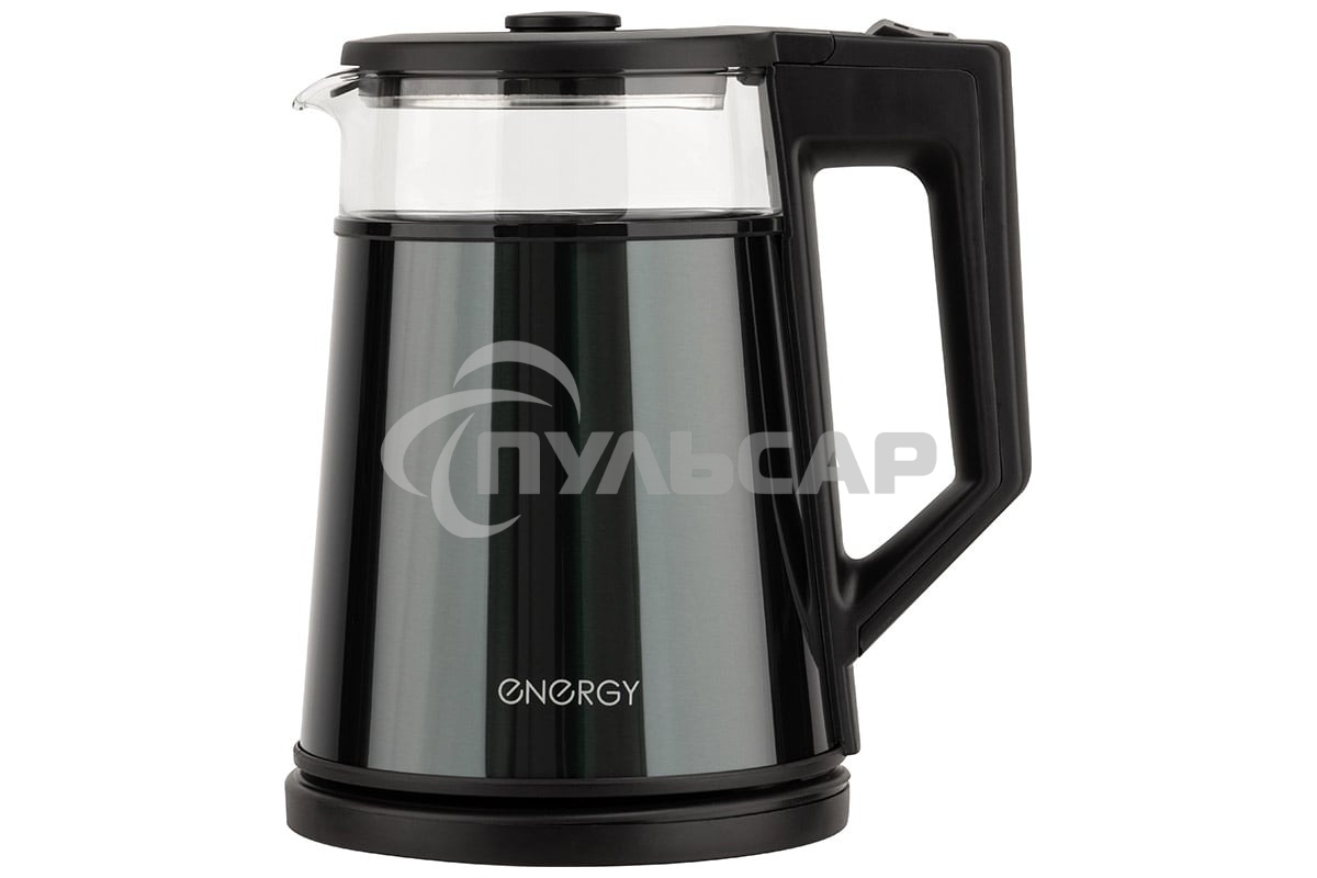 Чайник электрический Energy E-200 (1,2 л, диск), метал. корпус