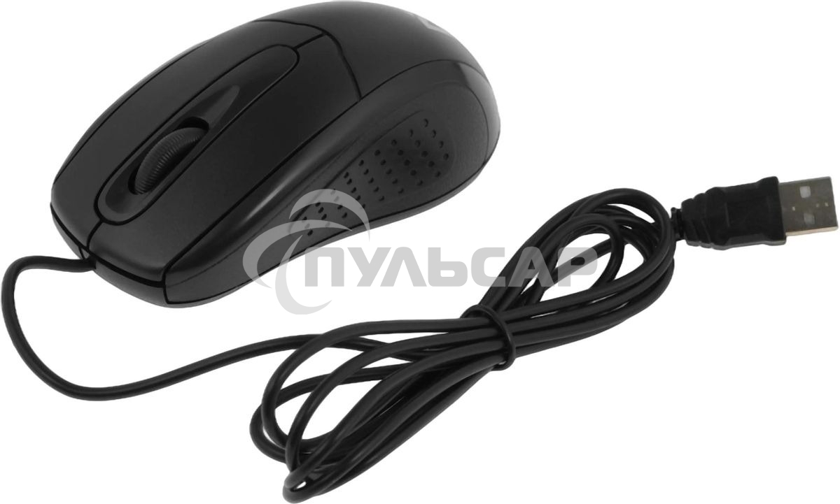 Мышь проводная Defender Standard MB-580 черный, 1000 dpi, USB, кнопки - 3