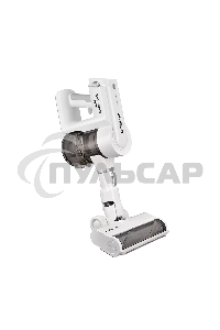 Пылесос вертикальный/ручной Polaris PVCS-5000 белый, питание от аккумулятора, 100 Вт, уборка сухая, пылесборник 0.5 л, время работы от АКБ max 40 мин