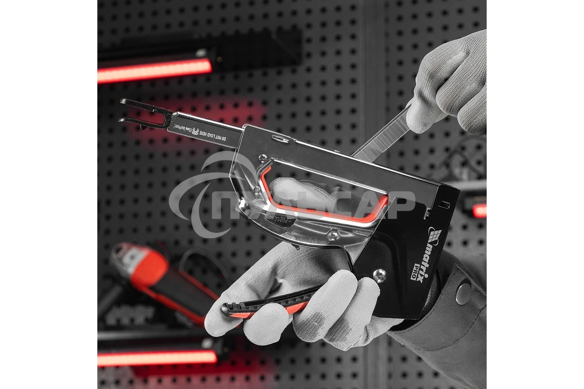 Степлер мебельный Matrix, стальной, быстрая загрузка, тип скобы 53, 4-14 мм, PRO