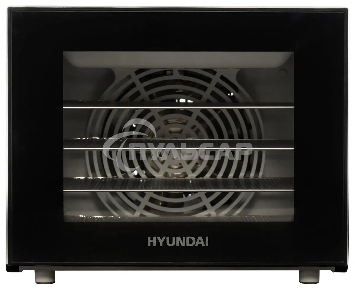 Сушка для фруктов и овощей Hyundai HYFD-1204 8под. 400Вт черный