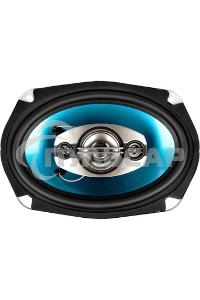 Колонки автомобильные Ural Бирюза АС-Б6947, 200Вт, 93дБ, 4Ом, 15x23см, (6x9дюйм), 2шт, коаксиальные, четырехполосные