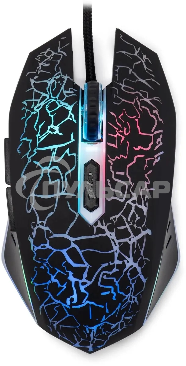 Мышь проводная Oklick 896G черный, 12800 dpi, USB, кнопки - 5