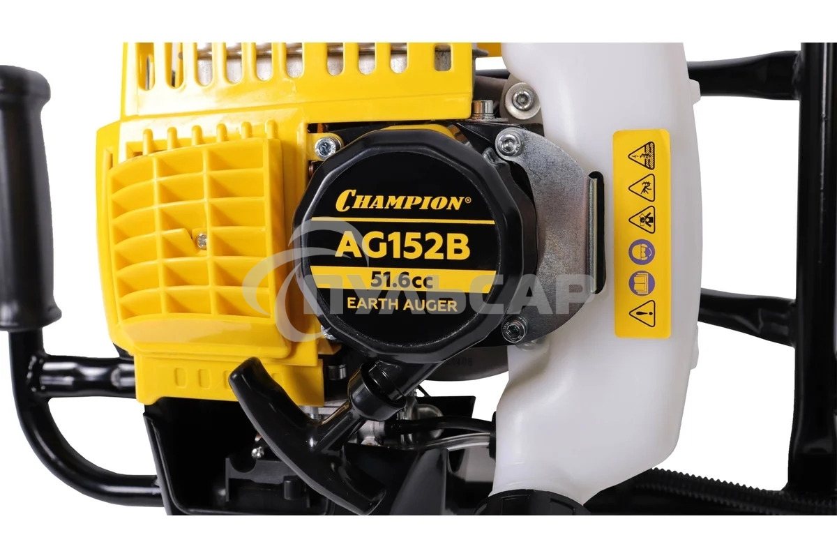 Мотобур CHAMPION AG152B 1,46кВт 51,6см 9,2кг без шнека