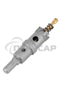 Коронка по металлу Denzel твердосплавная, 21 мм