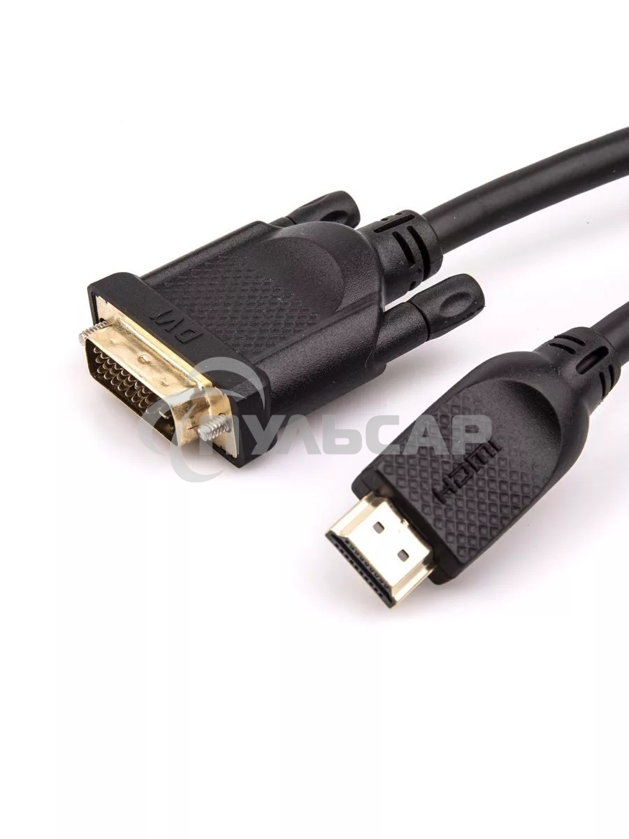 Кабель HDMI AM/DVI(24+1)M, 1.8м, CU, 1080P@60Hz, 2F, VCOM <CG484GD-1.8M>