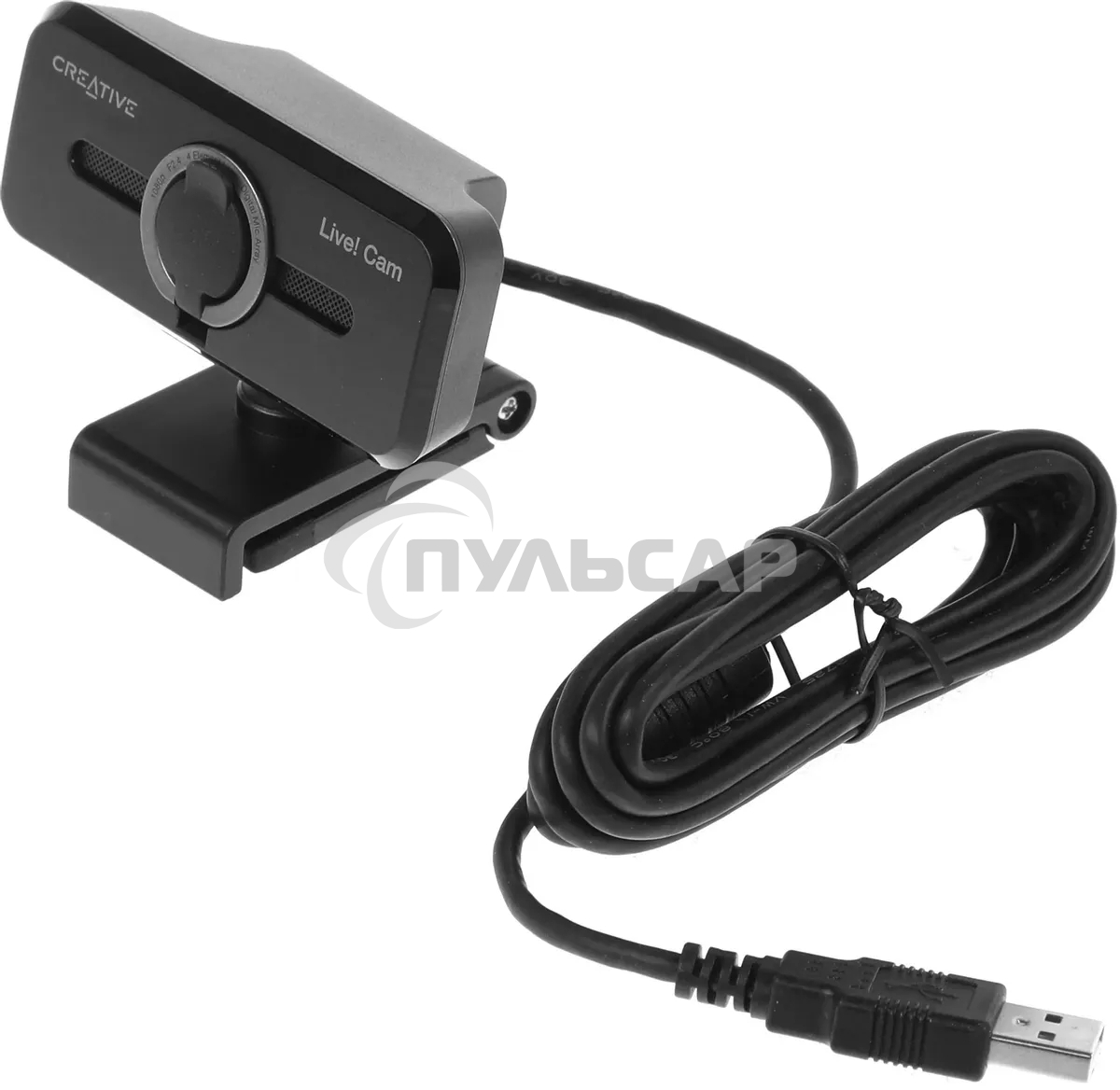 Веб-камера Creative Live! Cam SYNC 1080P V2 черный 2Mpix (1920x1080) USB2.0 с микрофоном