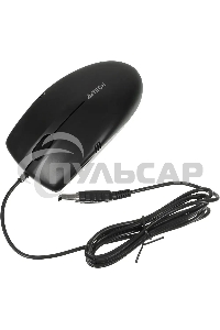 Мышь проводная A4Tech OP-530NU черный, 1200 dpi, USB, кнопки - 3