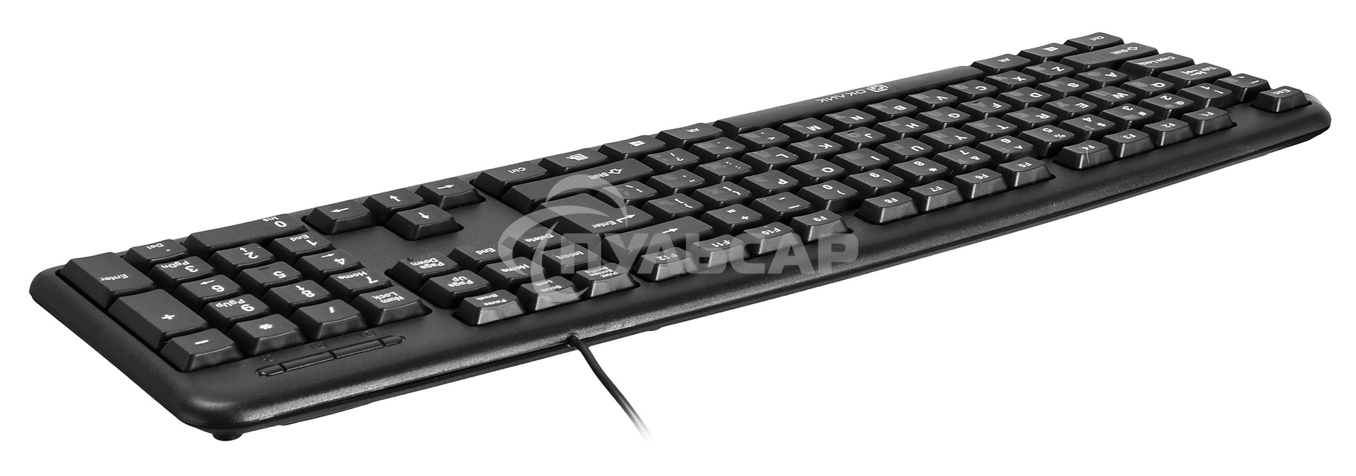 Клавиатура проводная Oklick 90M, USB, черный