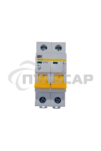 Выключатель автоматический модульный 2п C 10А 4.5кА ВА47-29 ИЭК MVA20-2-010-C
